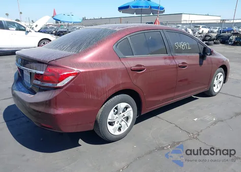 2015 Honda Civic Lx z USA, uszkodzony, nr VIN 2HGFB2E54FH534550
